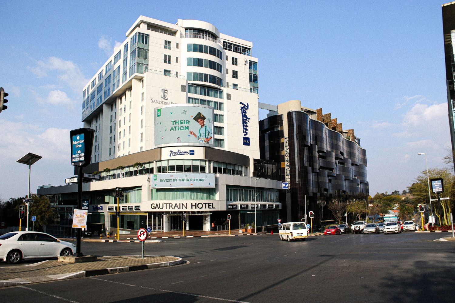 Sandton traffic at rush hour